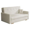 SCHLAFSOFA Viva Sonic III - Beige/Schwarz, Holz/Textil (153/85/100cm) - MIRJAN24
