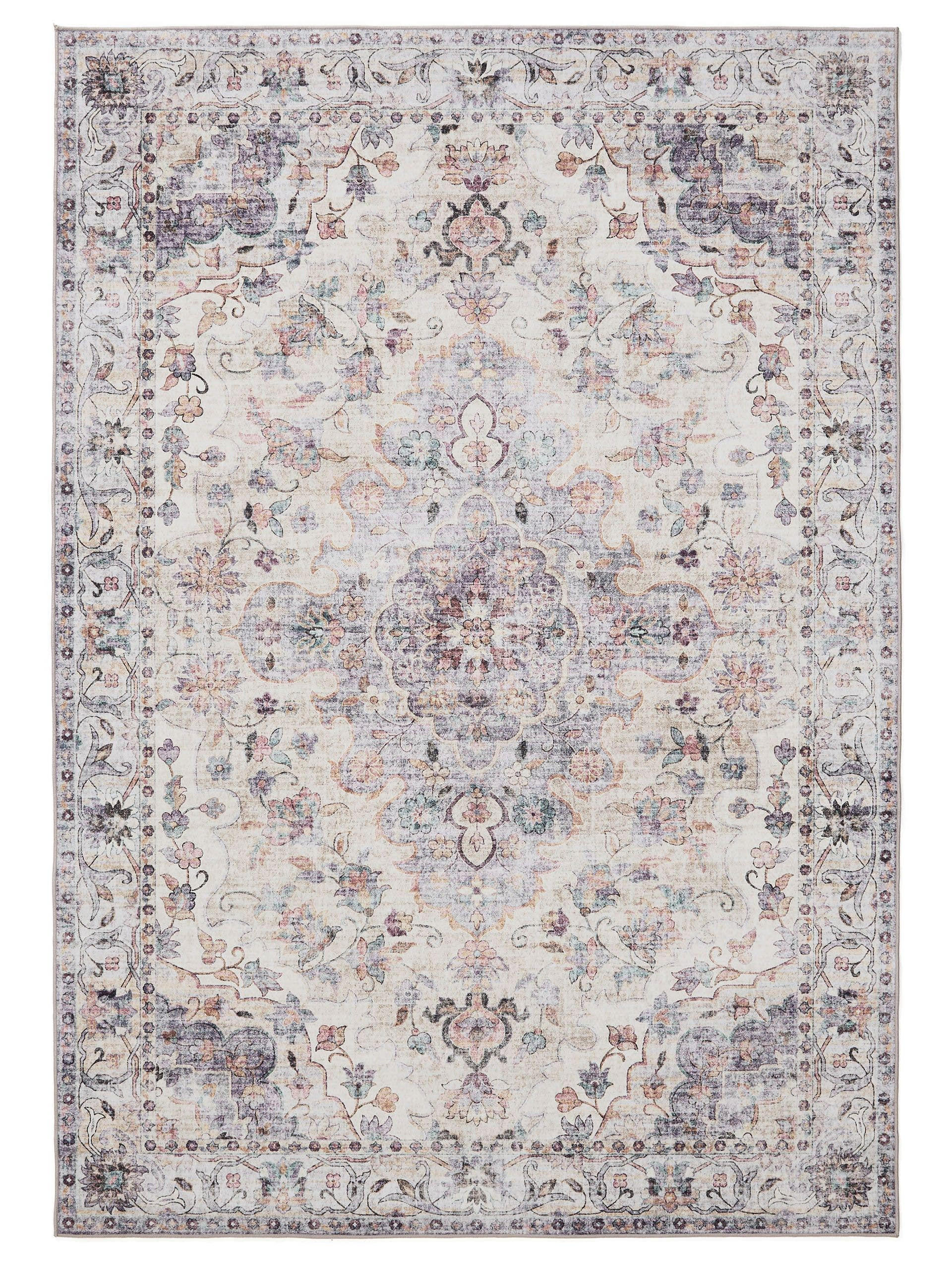 VINTAGE-TEPPICH George waschbar 60x120 cm - Multicolor, Kunststoff (60/120cm) - benuta