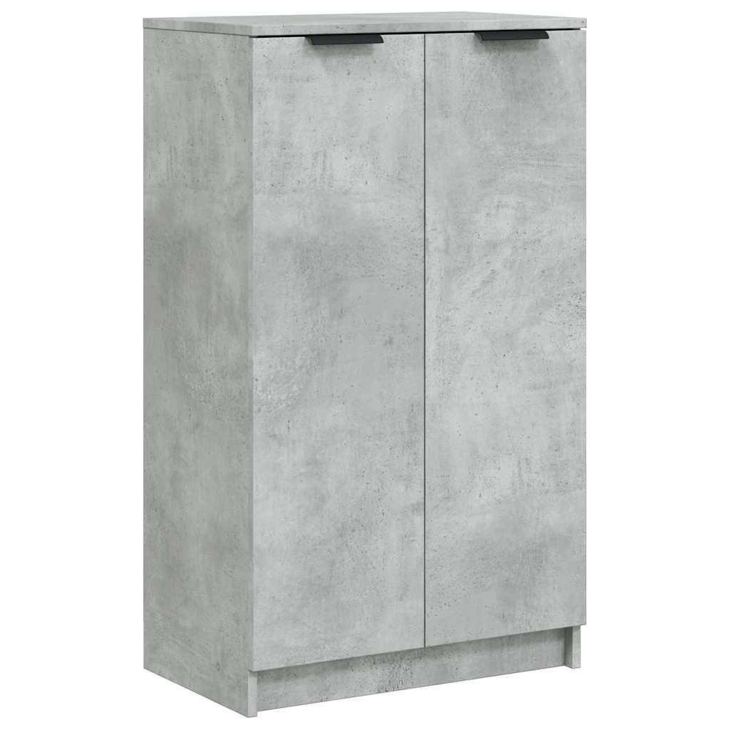 SCHUHSCHRANK Betongrau 59/35/100,5 Cm Holzwerkstoff - Grau, Holzwerkstoff (35/100.5/59cm) - vidaXL