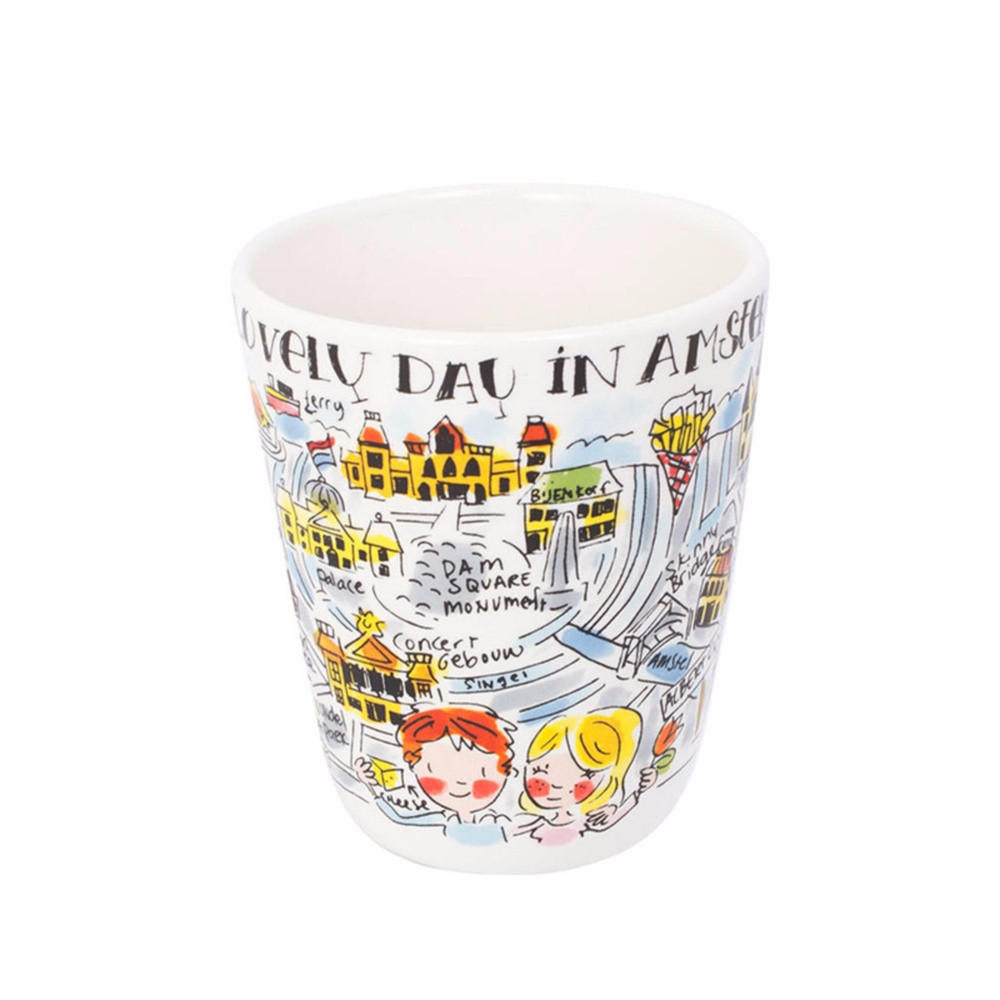 BECHER Amsterdam in Bunt - 350 ml - Multicolor, Keramik (0.35L) - Blond Amsterdam