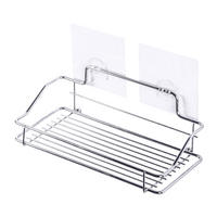 DUSCHABLAGE 25 x 11,5 x 9 Transparent - Transparent, Metall (25/11.5/9cm) - Sanilo