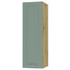 KÜCHENHÄNGESCHRANK Kvantum W4/20 Mint Matt / Eiche Artisan Matt 20 / 32,5 / 96cm - Eiche Artisan/Mintgrün, Holz/Holzwerkstoff (20/96/32.5cm) - Feldmann-Wohnen
