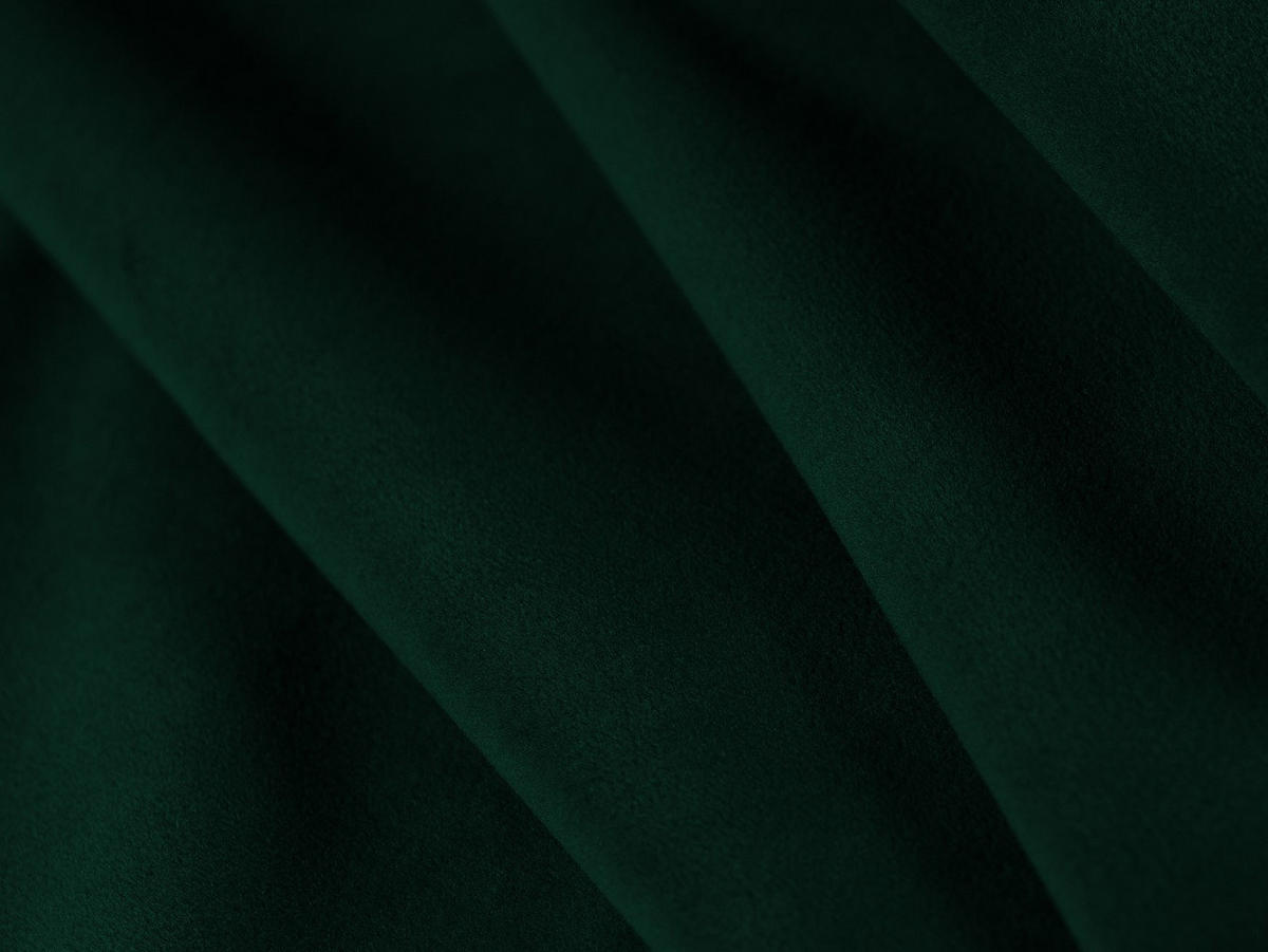PANORAMASOFA rechts Ruby aus Samt flaschengrün 7 Sitzplätze - Dunkelgrün, Textil (273/69/366cm) - Micadoni