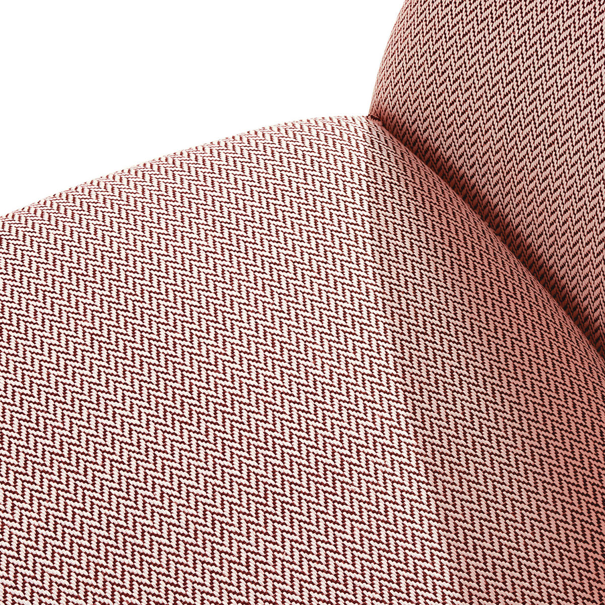 GARTENSOFA SOLIS - Bordeaux, Textil/Metall (118/76/66cm) - KONSIMO®