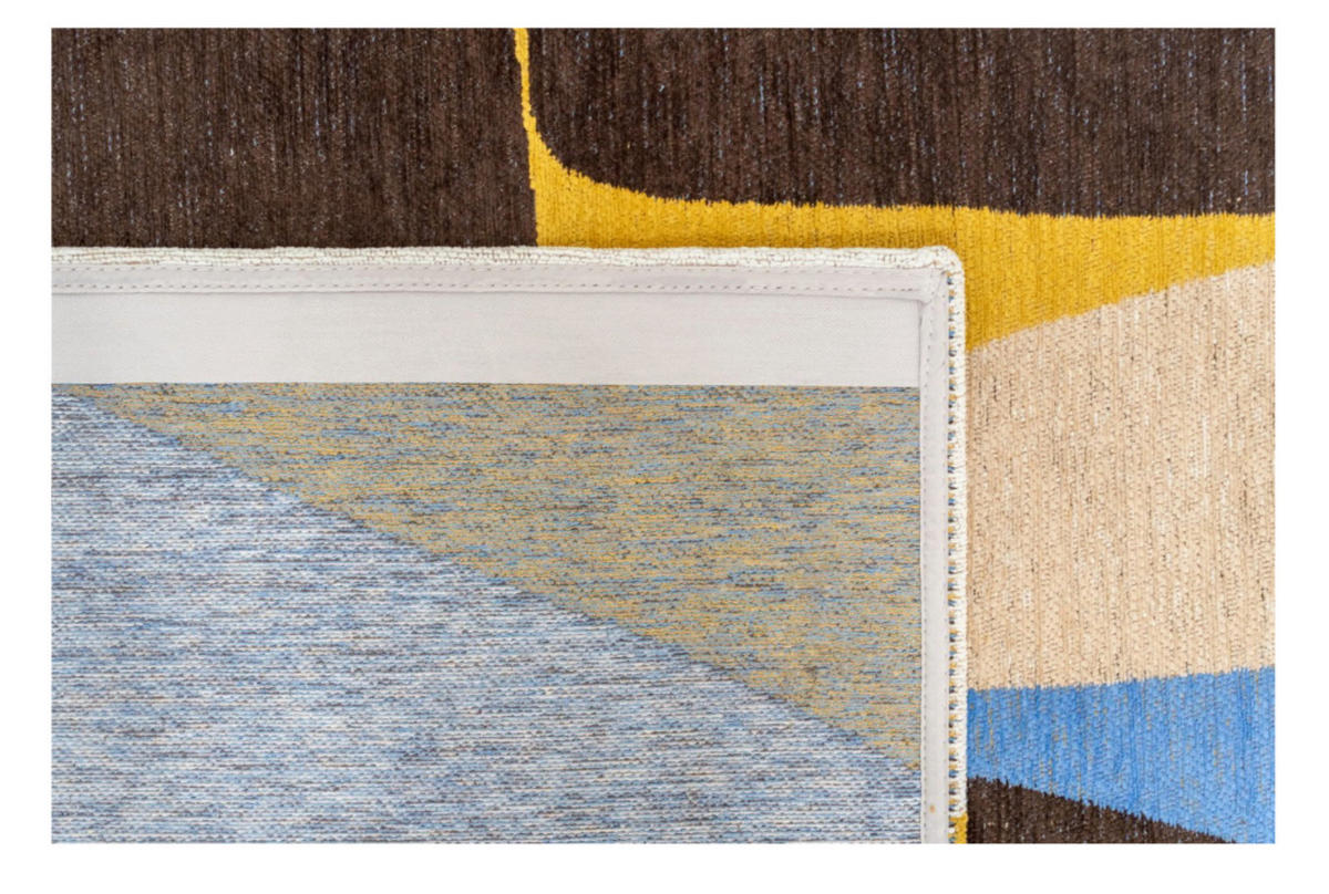 TEPPICH modern Flachgewebe ROCKY Gelb 240 x 340 cm - Gelb, Textil (240/340cm) - Novatrend