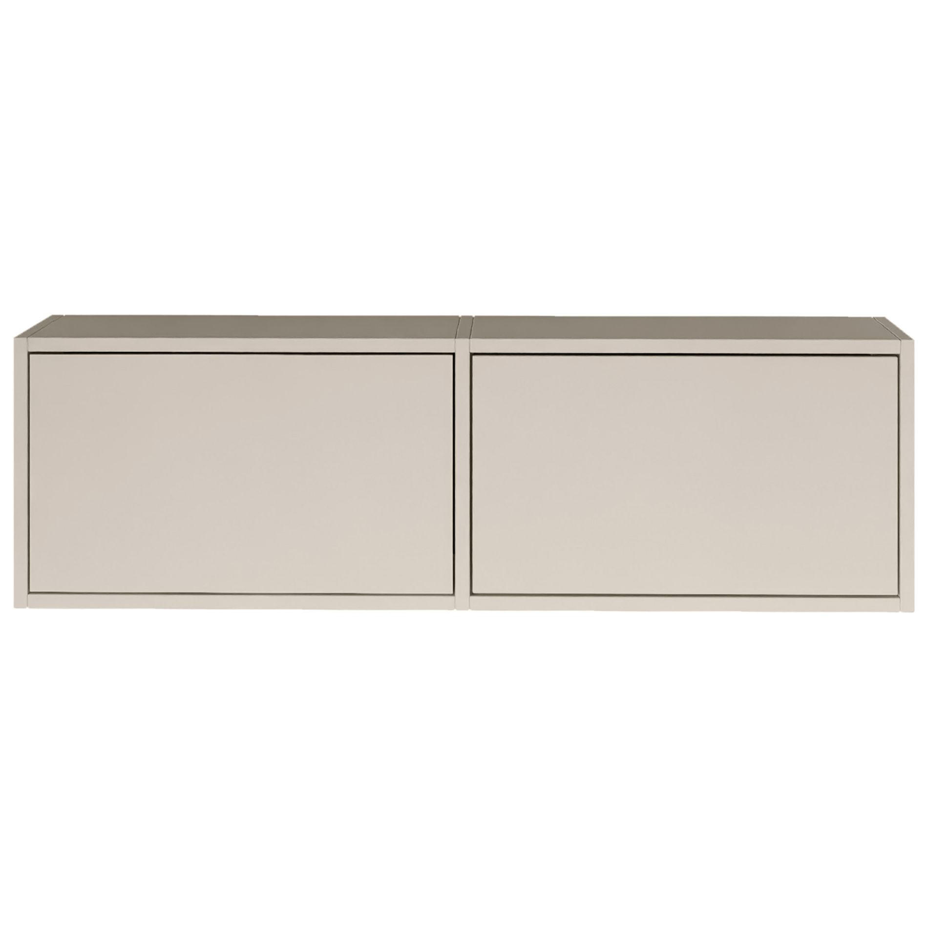 TV-LOWBOARD hängend, 2 Klappen, Kaschmir, 100 cm - Kaschmir, Holzwerkstoff (100.6/30/30cm) - Selsey