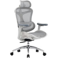 BÜROSTUHL Doro C300 Ergonomisch Weiß - Grau, Textil (75/65/117cm)