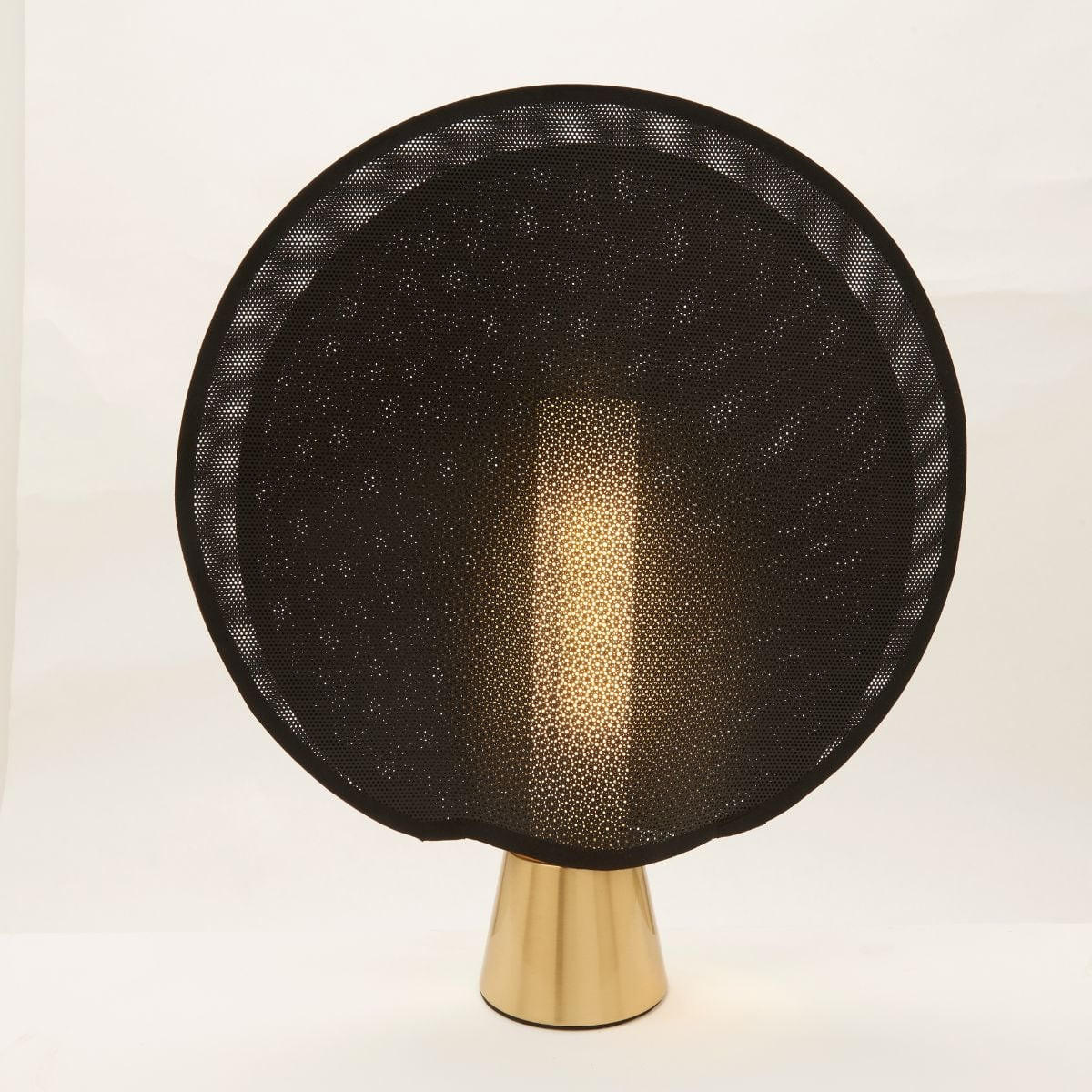LAMPE Masche D.28cm - Schwarz, Kunststoff (28.5/7.6/39.5cm) - Signature