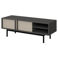 TV-LOWBOARD Alsy 2D AL10 - Anthrazit/Beige, Holzwerkstoff/Kunststoff (123/43/43cm) - MIRJAN24