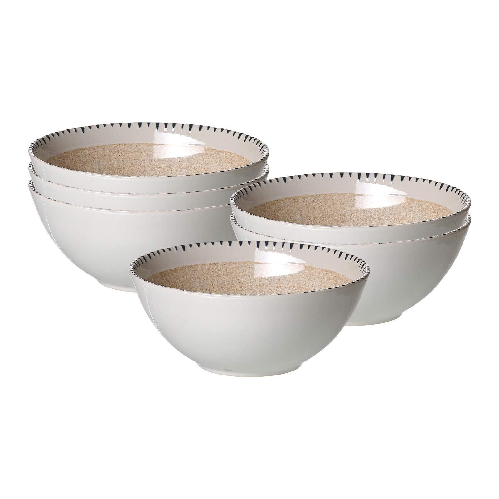 MÜSLISCHALEN Natura Creme ø 16,5 cm 6er Set - Creme, Keramik (16.5cm) - Ritzenhoff Breker