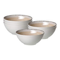 MÜSLISCHALEN Natura Creme ø 16,5 cm 6er Set - Creme, Keramik (16.5cm) - Ritzenhoff Breker