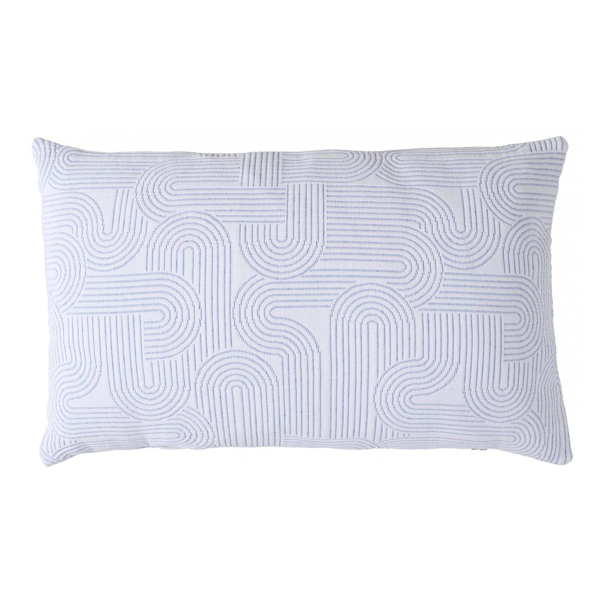 KISSEN Kiko indigoblau 40 x 65 cm - Dunkelblau, Textil (40/65cm)