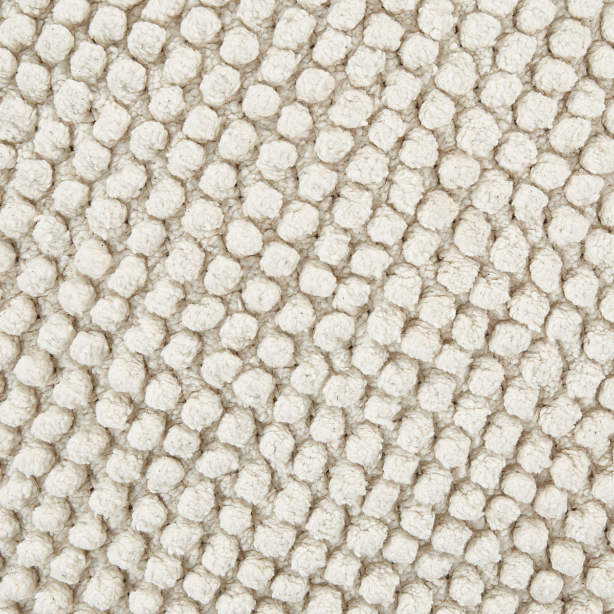 POUF Beige Joara - Beige, Textil (45/45/45cm) - Beliani