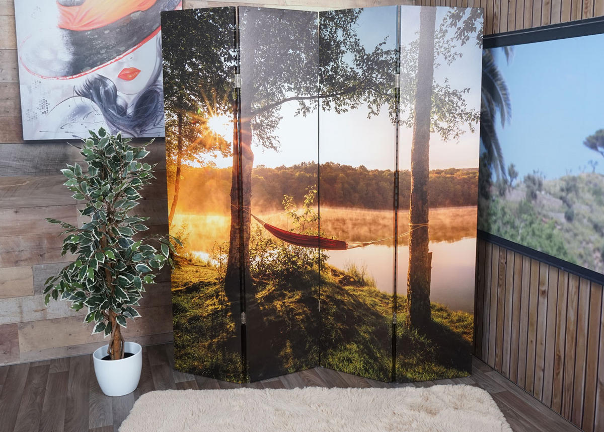 FOTO-PARAVENT MIT SCHALLSCHUTZ Multicolor - Multicolor, Textil (162/180/2cm) - MCW