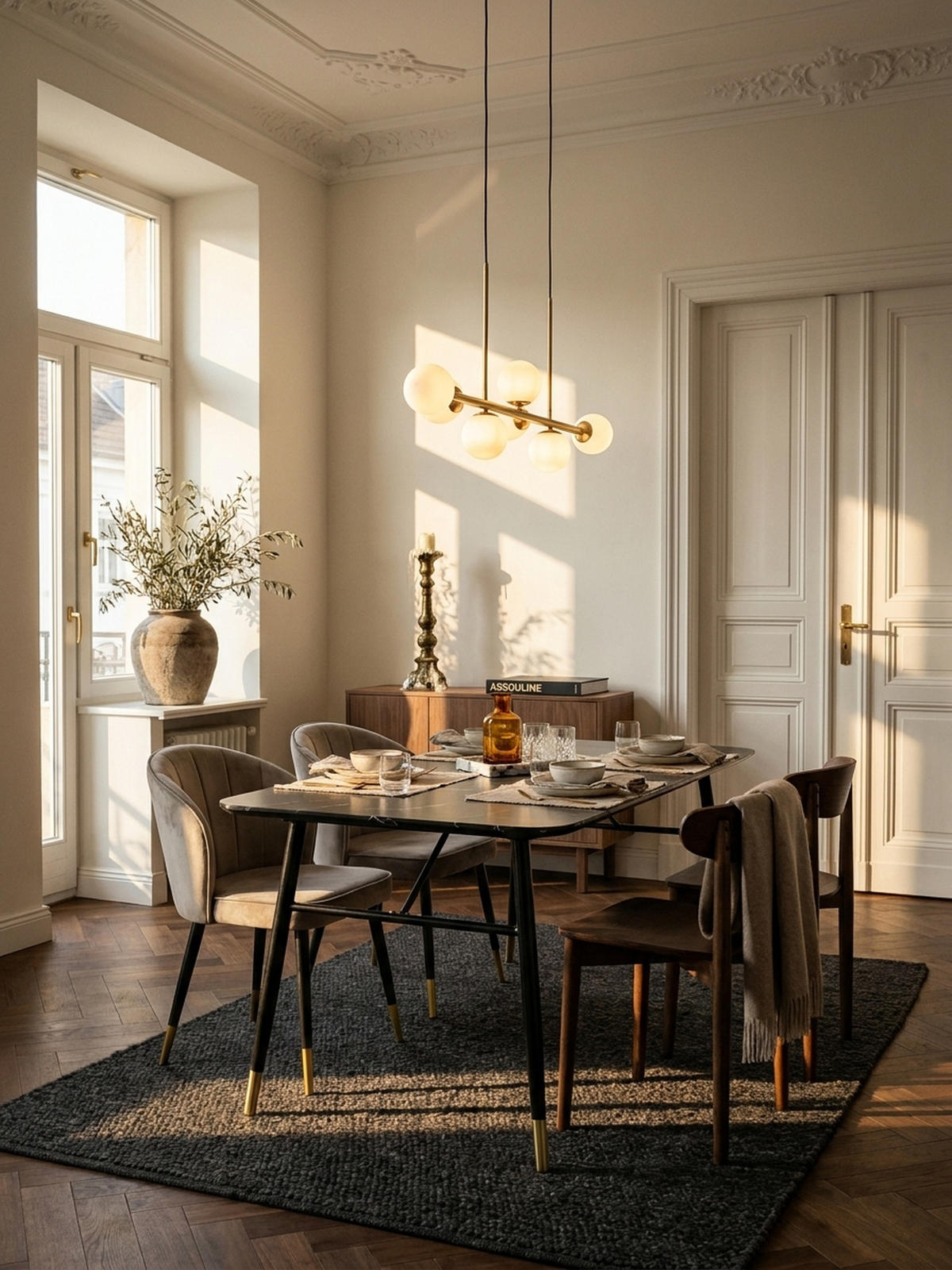 ESSTISCH Marmoroptik Metall Rechteckig Modern Klein, Schwarz 180x90x76 cm - Goldfarben/Schwarz, Holzwerkstoff/Metall (90/180/76cm) - KADIMA DESIGN