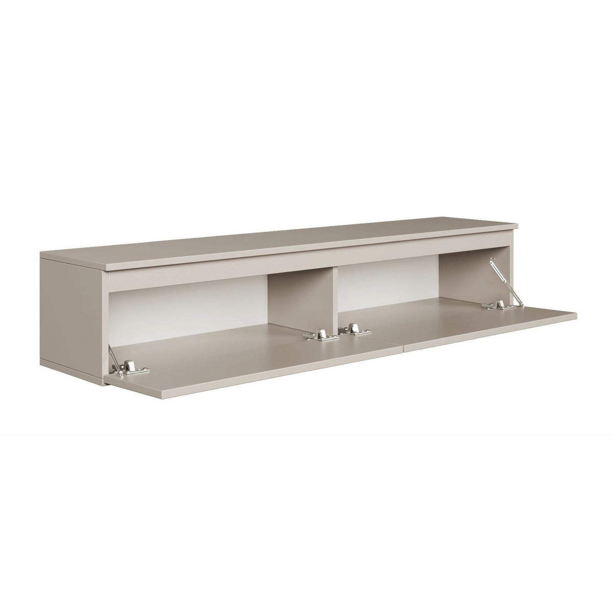 TV stolek Bemmi šedobéžový 150/28/32 cm - kašmírová, kompozitní dřevo (150/28.4/31.8cm) - Selsey