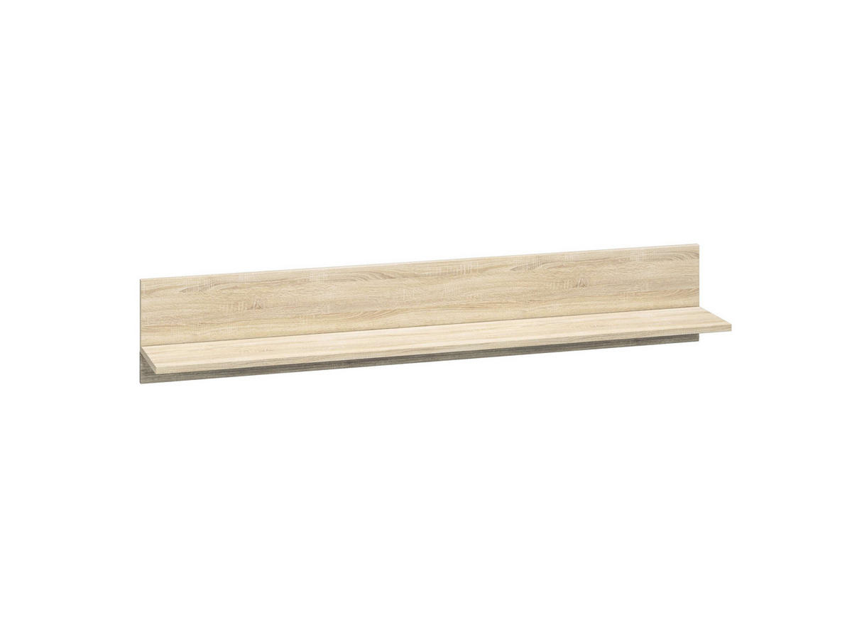 WOHNZIMMER Set 4-tlg. – Castel – Eichefarben / Sonoma Eiche - Eichefarben/Sonoma Eiche, Holzwerkstoff (85/201/43cm) - hi-markt
