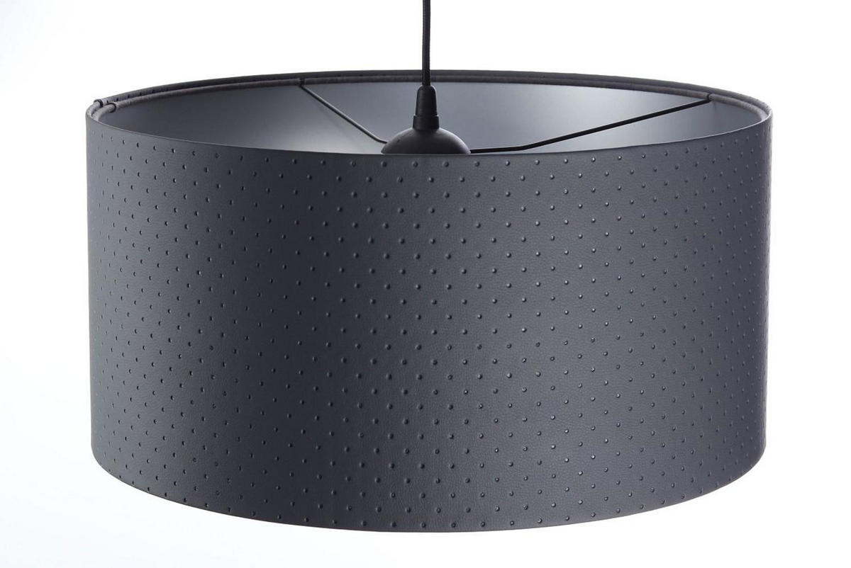 HÄNGELEUCHTE Grau 60/30 cm - Silberfarben/Grau, Kunststoff (60/1.1/30cm) - ONZENO