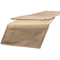 XL-TISCHLÄUFER Samt&Sonders braun-beige 220/40 cm - Beige, Textil (40/220cm) - beties Heimtextil