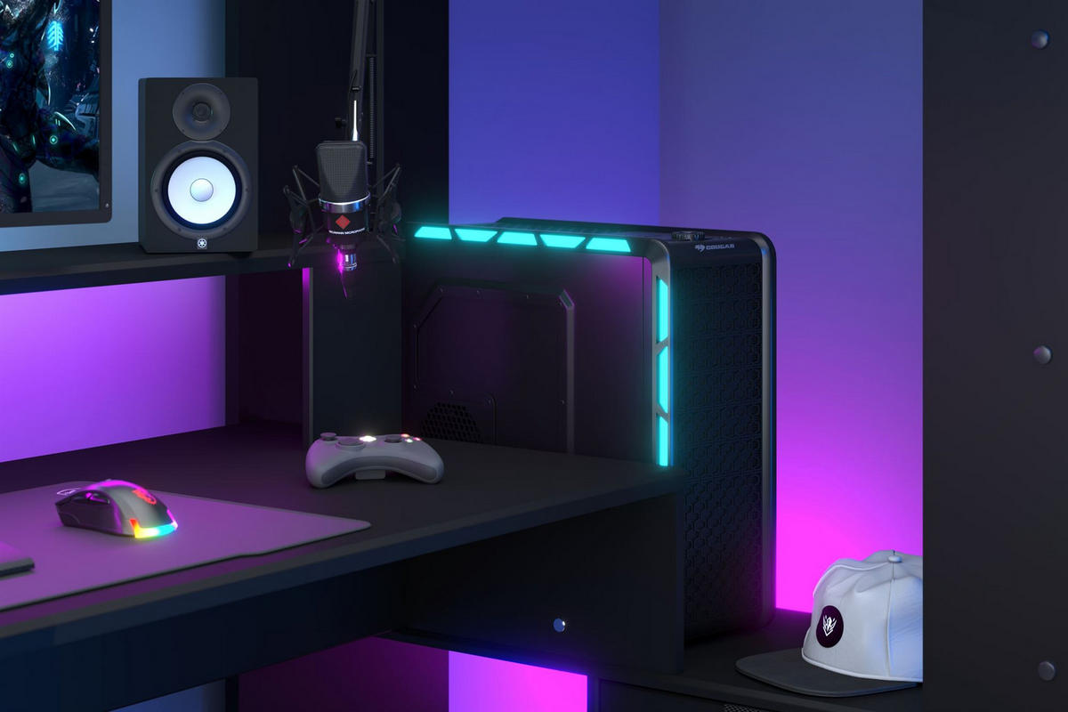 GAMING-HOCHBETT Parisot Online 1 mit LED+USB 90x200 Holzdekor Schwarz - Schwarz, Kunststoff (90/200cm) - 58aufmkessel