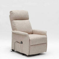RELAXSESSEL mit Sitzlift giorgia - Beige - Beige, Textil (73/103/155cm) - Pasmara