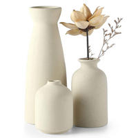 VASE Keramik - Ecru, Keramik (22.5cm) - LIBRATON