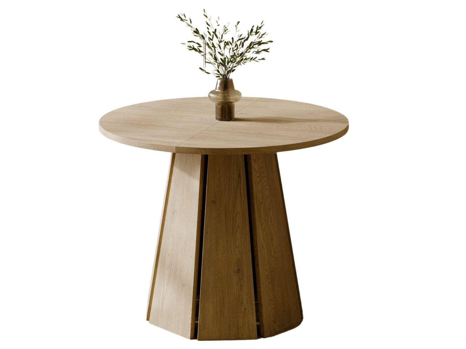 ESSTISCH ausziehbar 100-180 Eiche cremona MORIA - Eiche Artisan, Holzwerkstoff (100/100/76cm) - Compleo24