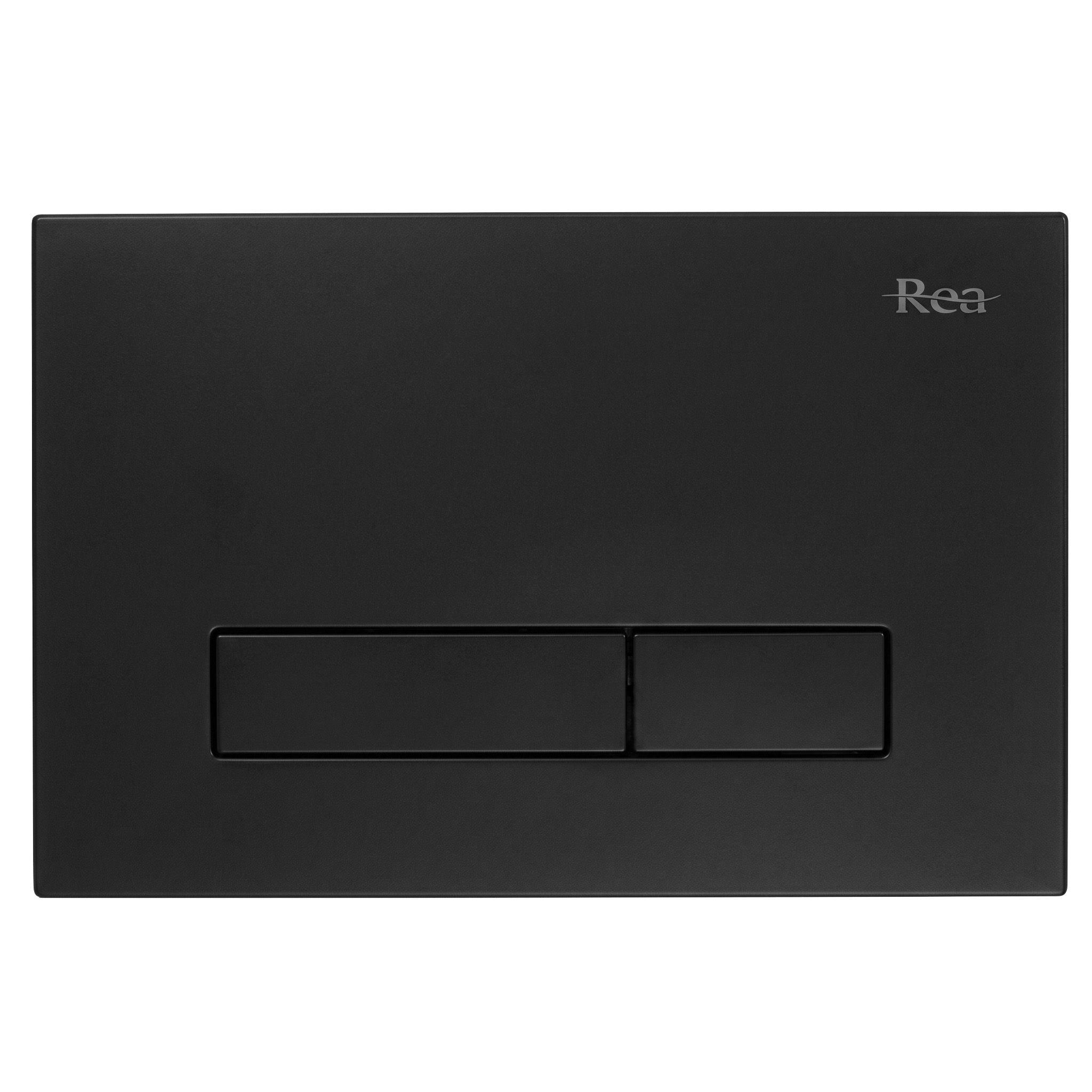 REA Drückplatte Schwarz 24.5x16x3.5 cm
