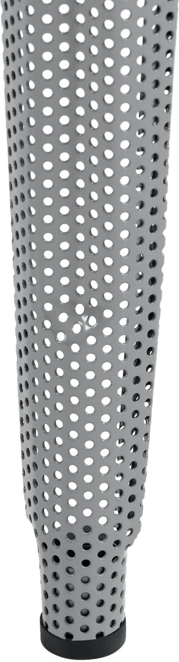 BARHOCKER 4er Set Metall silber - Silberfarben, Metall (43/77/43cm) - CLP