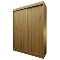 SCHWEBETÜRENSCHRANK SOFIA 160/216/61 cm 2-türig Eiche Artisan - Eiche Artisan, Holzwerkstoff (160/216/61cm) - MASSENO