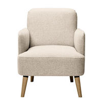 SESSEL - Eichefarben/Creme, Holz/Birkenholz (62/79/77cm) - home24