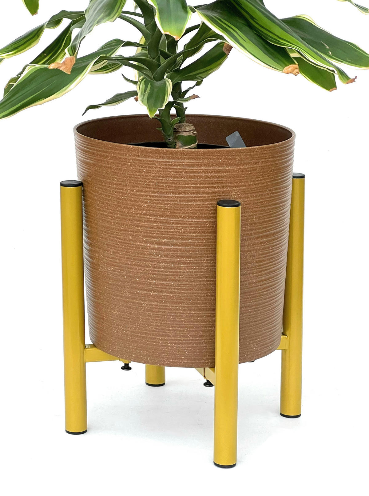 PFLANZENSTÄNDER verstellbar Gold Metall 30 cm 96474 - Goldfarben, Metall (30/30/30cm) - DanDiBo