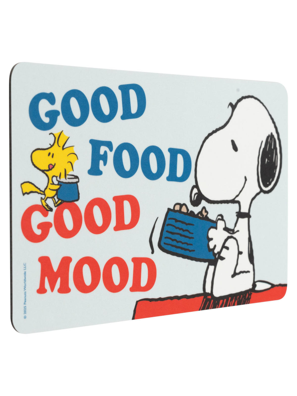 BRETTCHEN The Peanuts Snoopy Good food good mood Blau 14,5 x 23,5 cm - Blau, Kunststoff (14.5/23.5cm) - United Labels