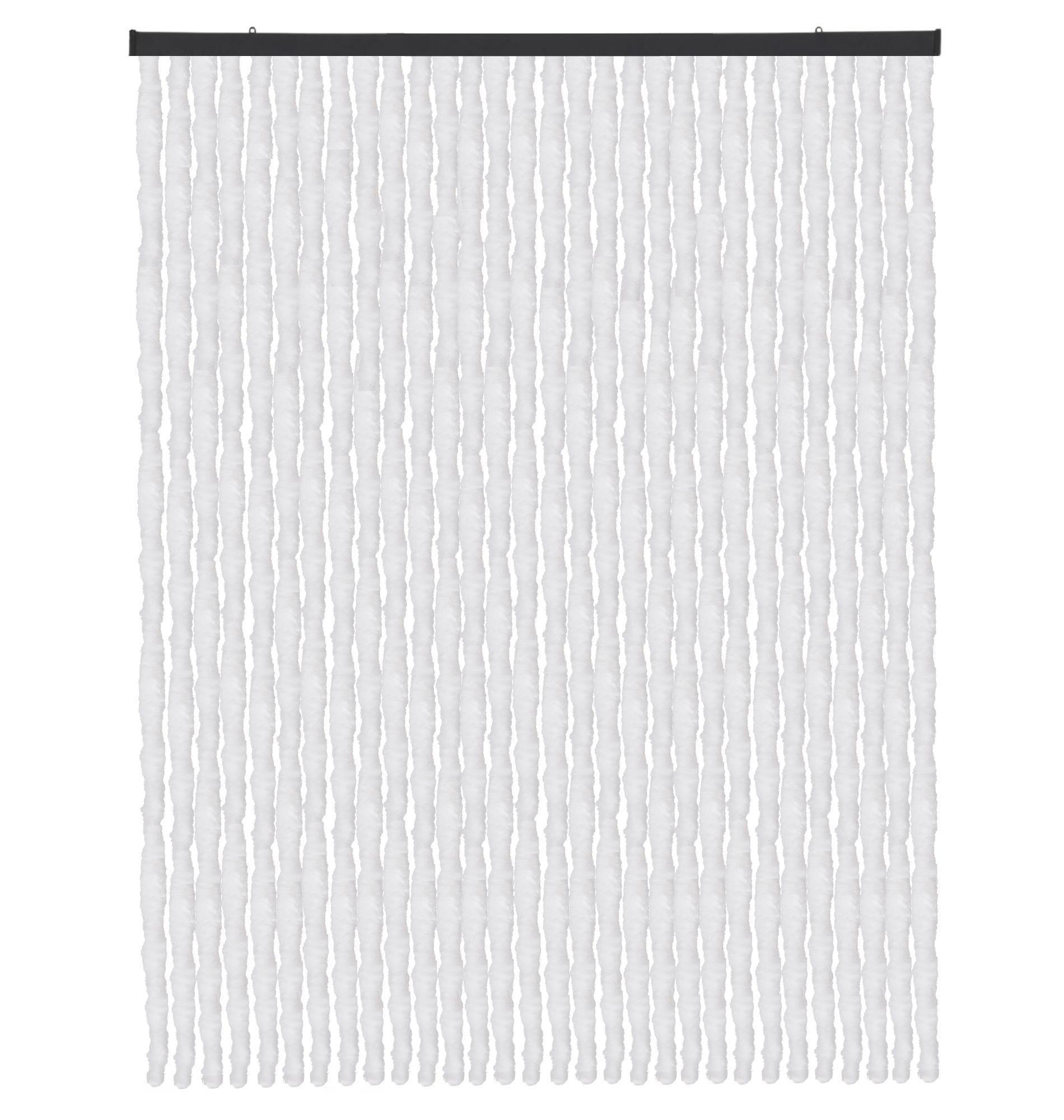 FLAUSCHVORHANG (140x220 cm) Türvorhang in "Weiß" - Weiß, Kunststoff (140/2/220cm) - Arsvita