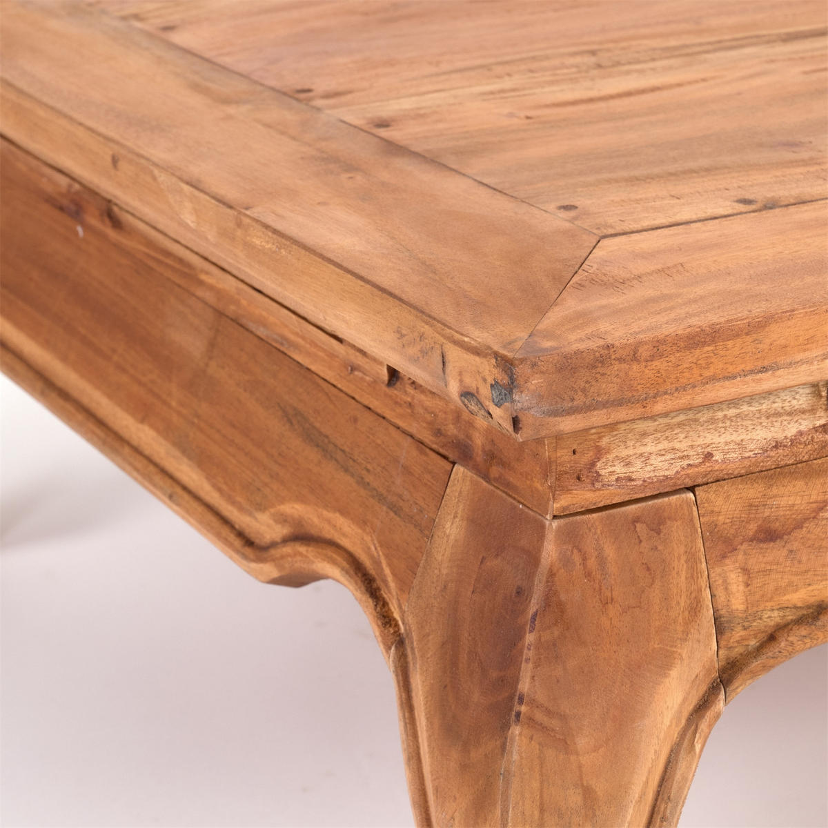 OPIUMTISCH EAST 80 Mahagoni Massivholz 08 honigfarben gewachst - Honig, Holz (80/80/36cm) - DESIGN DELIGHTS