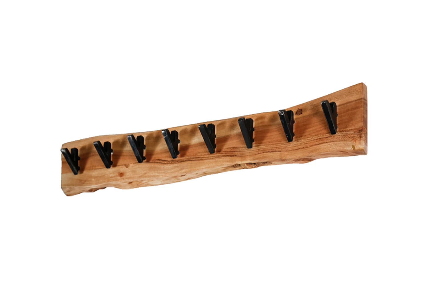 GARDEROBE NEREA Braun Akazie - Braun, Metall (90/15/9cm) - KAWOLA