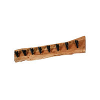 GARDEROBE NEREA Braun Akazie - Braun, Metall (90/15/9cm) - KAWOLA