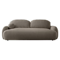 SCHLAFSOFA Mayo - Schwarz/Braun, Holzwerkstoff/Kunststoff (256/85/115cm) - MIRJAN24