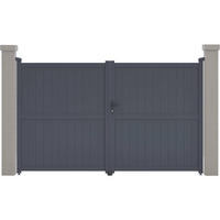 TOR maurice Grau - Grau, Metall (2/180/299cm) - Habitat Garten