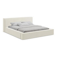 POLSTERBETT mit Bettkasten und Lattenrost 180x240 Beige - Beige/Schwarz, Kunststoff/Textil (140/200cm) - Makamii