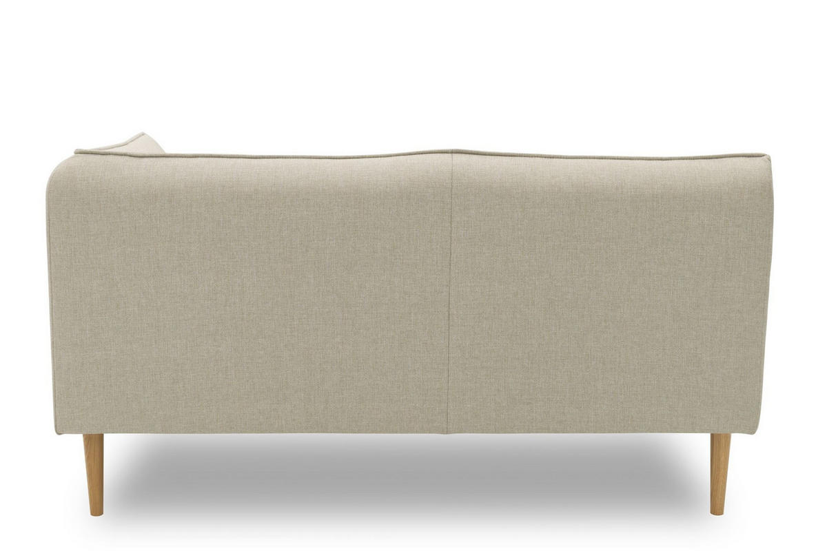 GARTENLOUNGE-SOFA 2-Sitzer Rechts Braelyn 159x82x82 Outdoorbezug sand - Sandfarben, Kunststoff (82/82/159cm) - 58aufmkessel