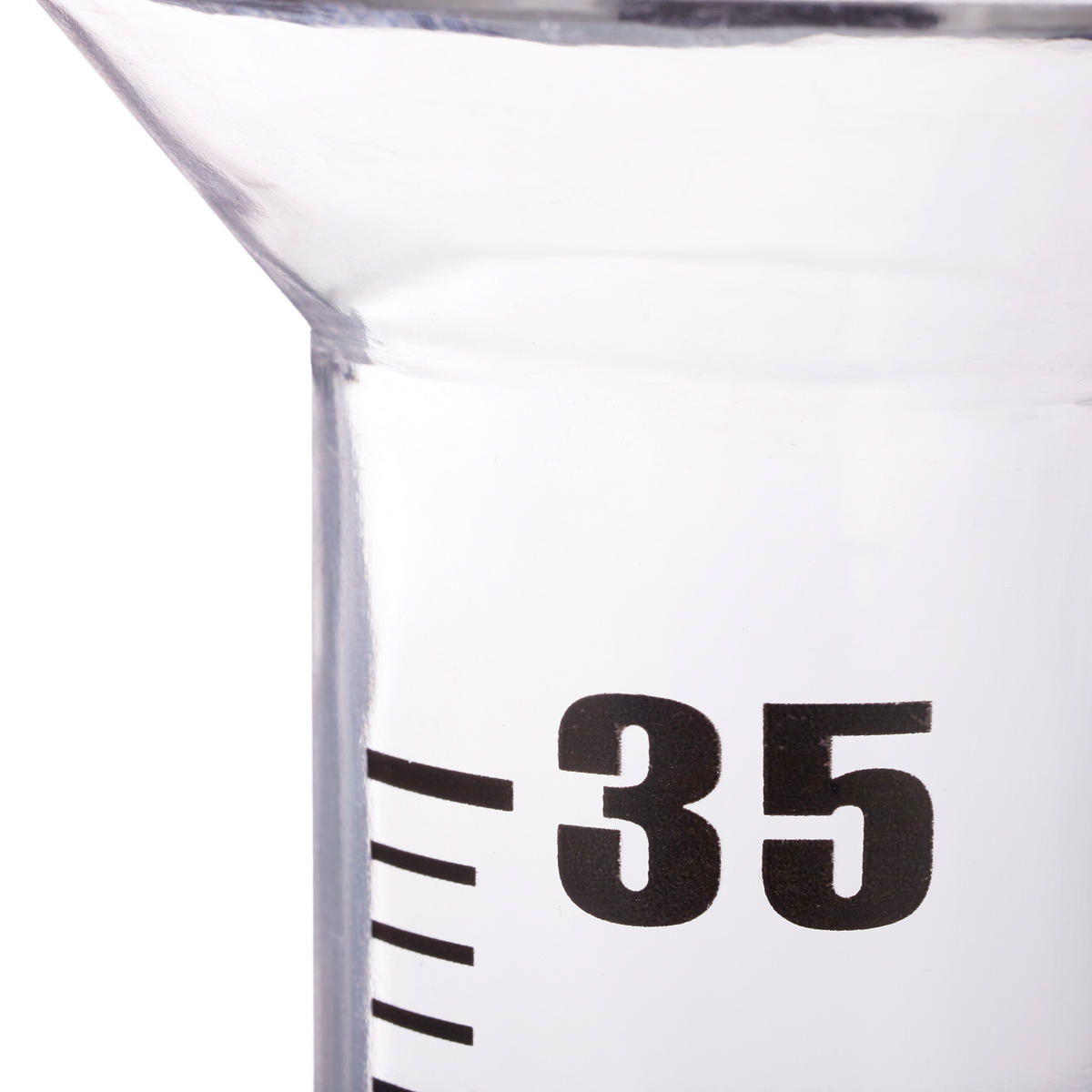 2XREGENMESSER - Transparent, Kunststoff (1.6/24.5cm) - Relaxdays