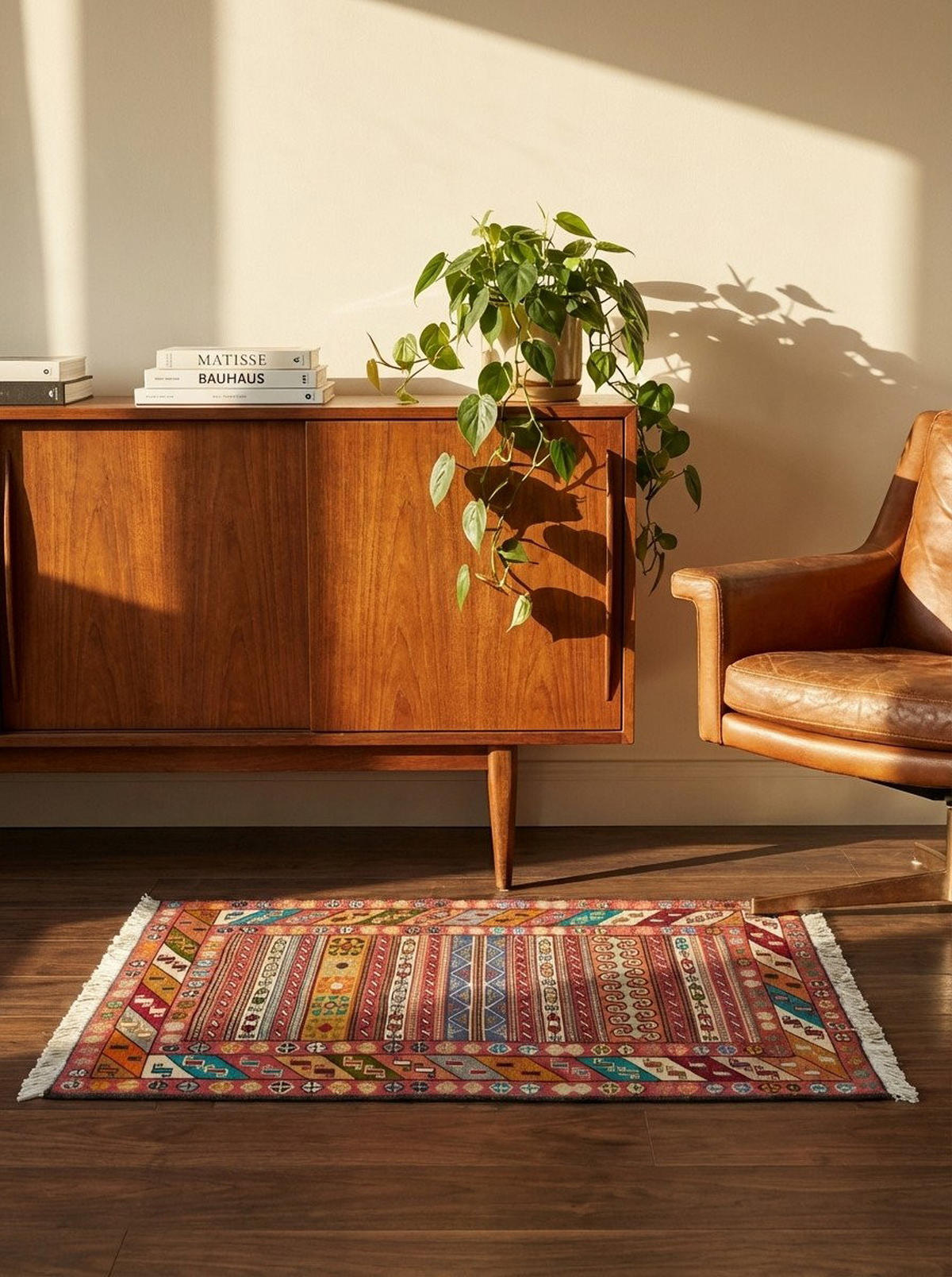 HANDWEBTEPPICH Sumak Shahsavan Mehrfarbig 99/72 cm Schurwolle - Multicolor, Textil (72/99cm) - Looma