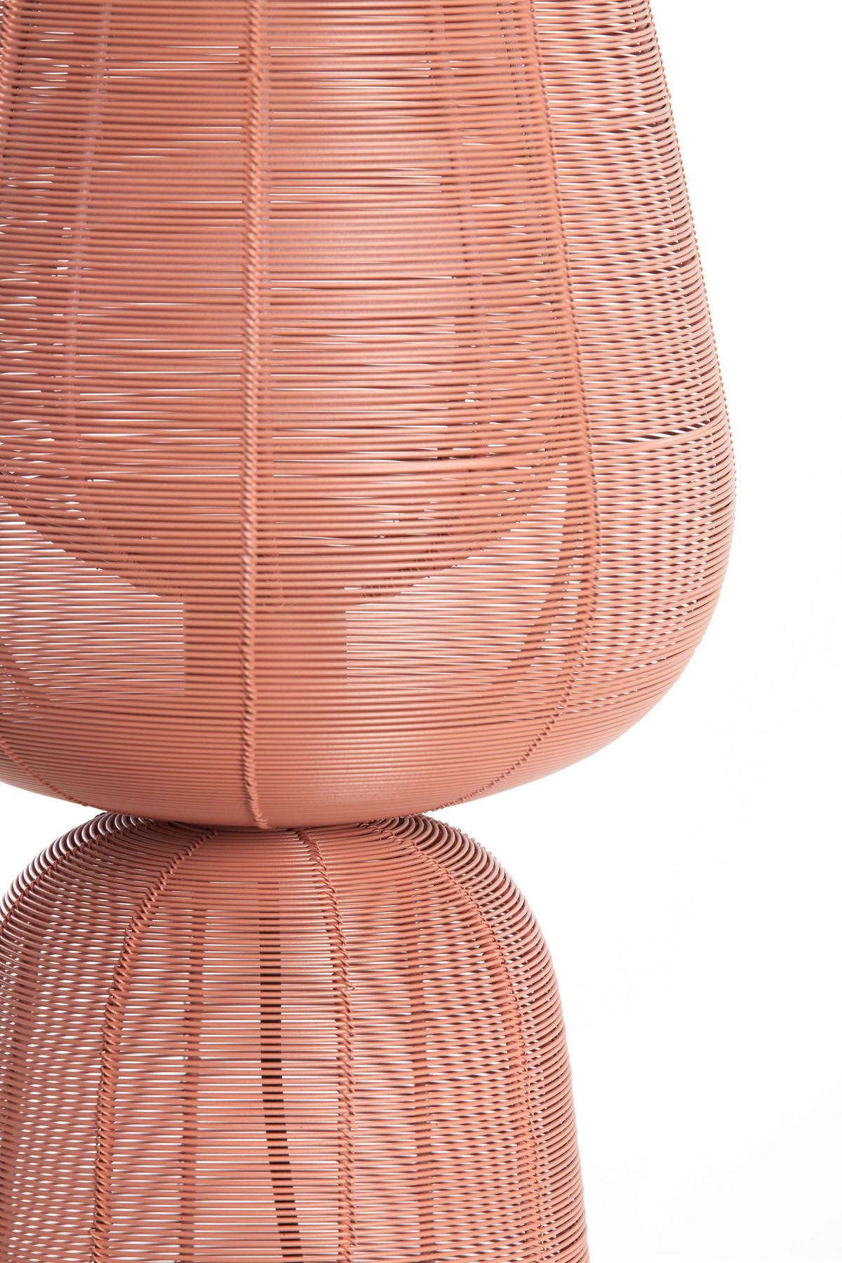 TISCHLAMPE Aboso Rot Ø24/54 cm - Rot, Metall (24/24/54cm) - Light & Living