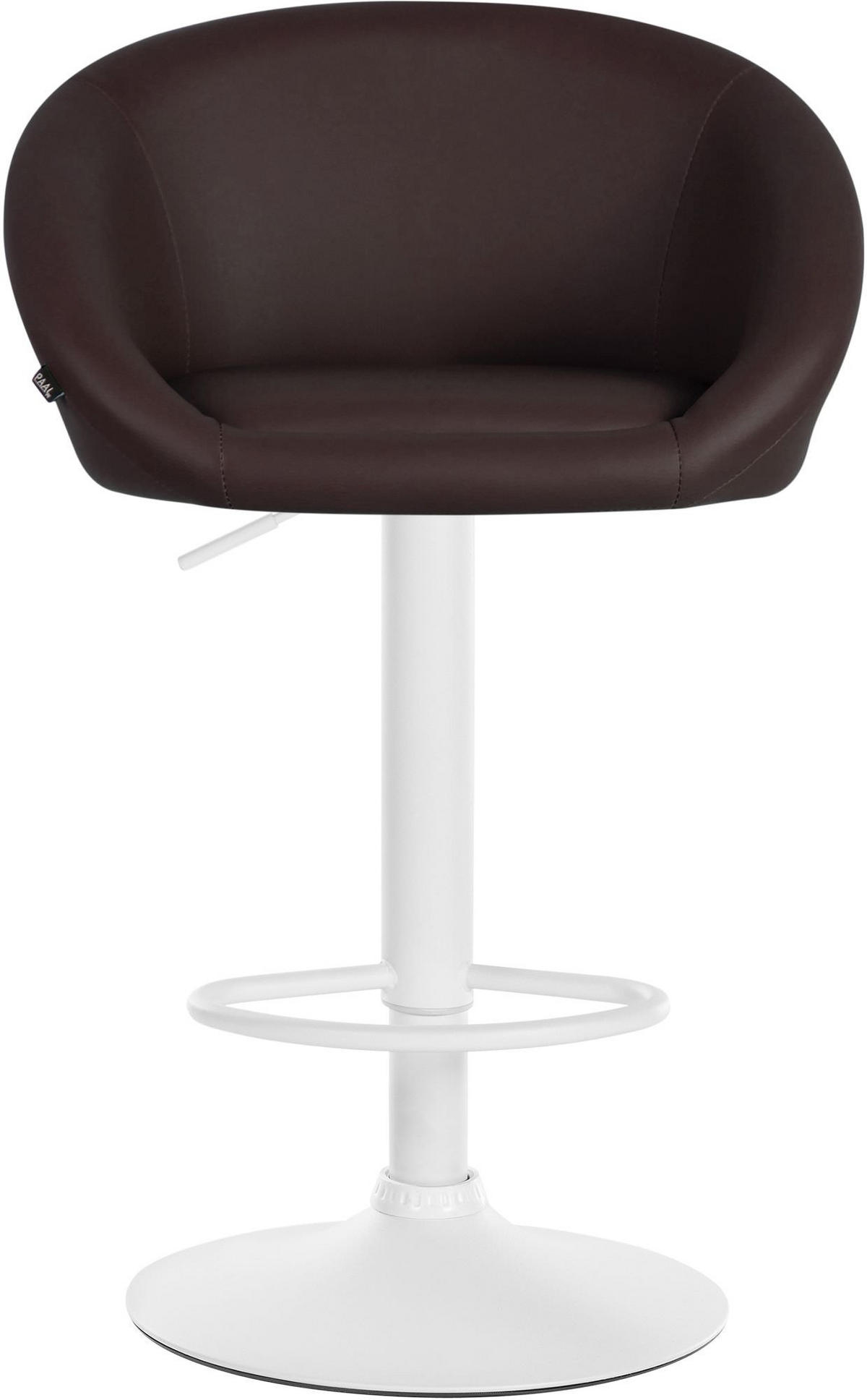 BARHOCKER Lederlook braun - Braun, Textil (55/86/51cm) - CLP