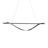 HÄNGELEUCHTE Hilda, Schwarz, 120cm - Schwarz, Metall (120/21/120cm) - KOSILUM