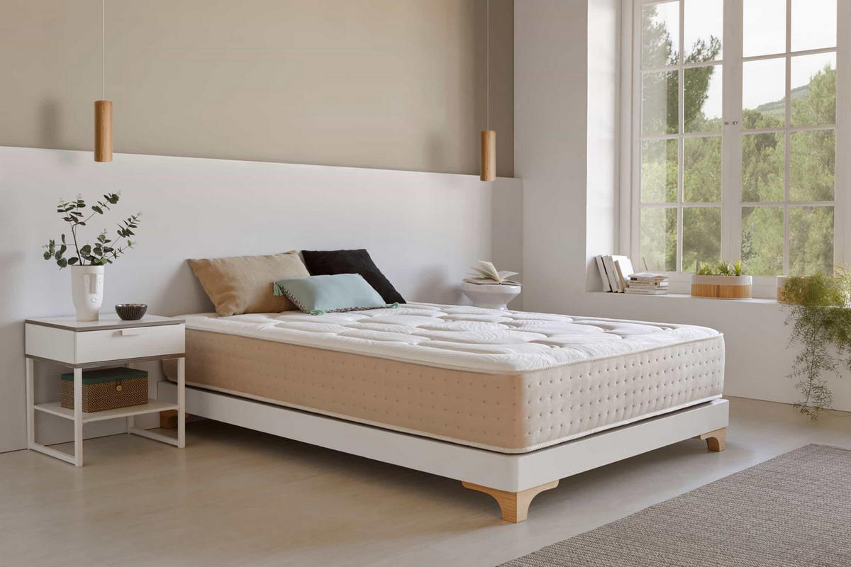 MATRATZE Royal Prime - 90X200, 30cm - Weiß, Textil (90/200cm) - Moonia