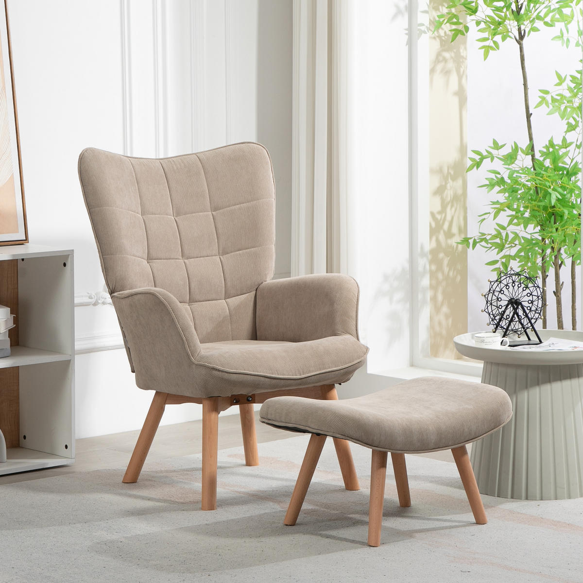 SESSEL Beige 80.0/72.0/101.0cm - Beige, Textil (72/101/80cm)