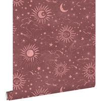 TAPETE Sternenhimmel 50 x 900 cm - Pink, Papier (50/0.1cm) - ESTAhome