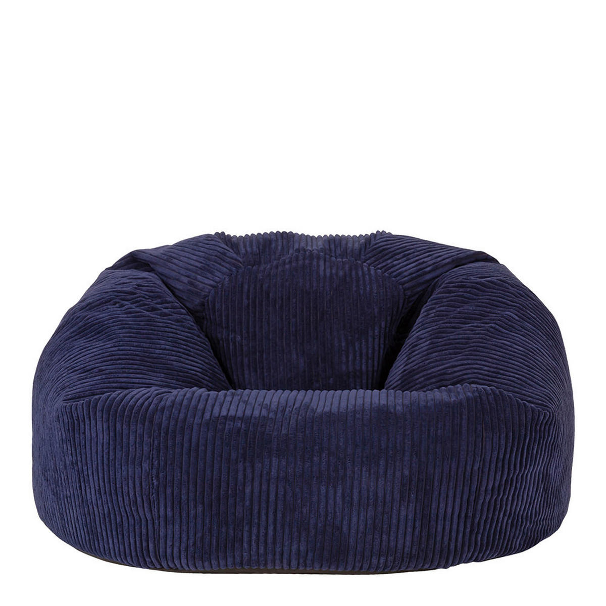 SITZSACK Klassisch Kingston, Cord - Dunkelblau, Textil (85/50/85cm) - icon